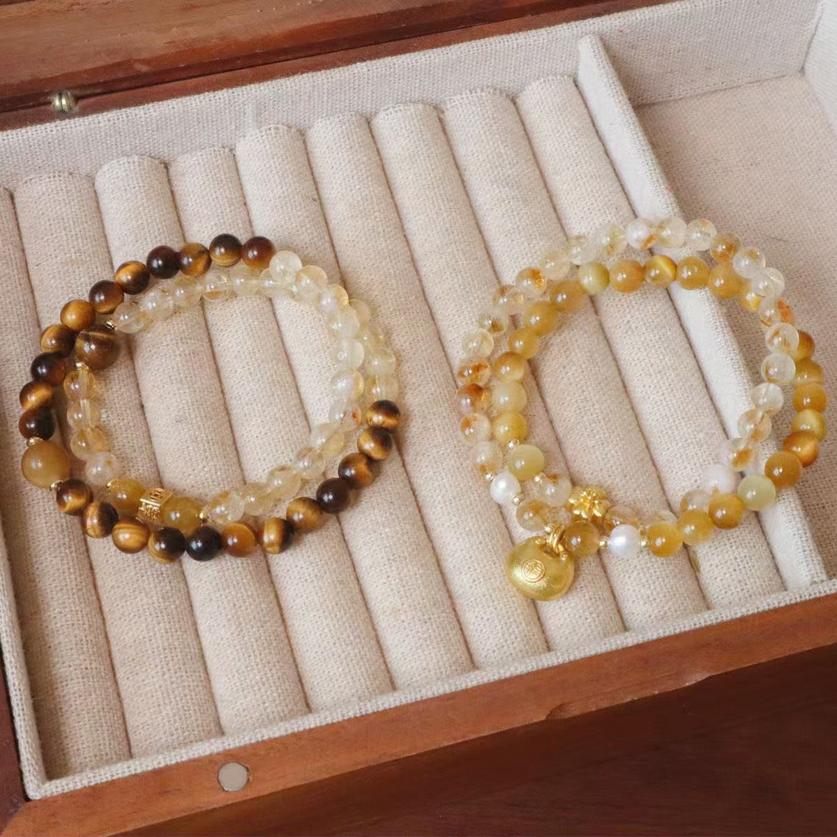 Golden Healer & Tiger’s Eye Double Wrap