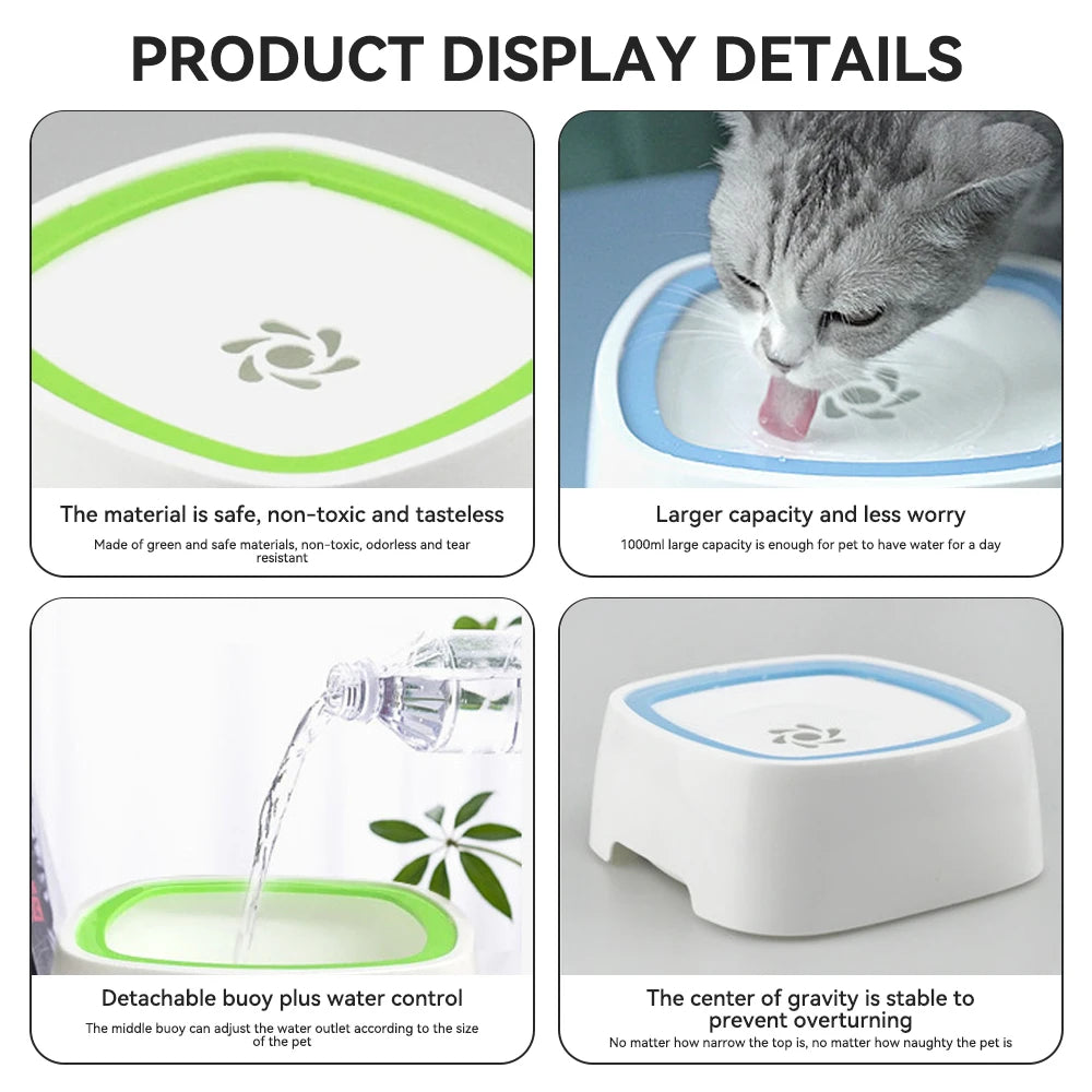 Zero Splash Dog/Cat Water Bowl