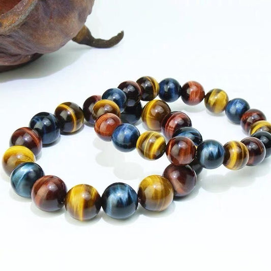 Raw Tiger’s Eye 16mm Beaded