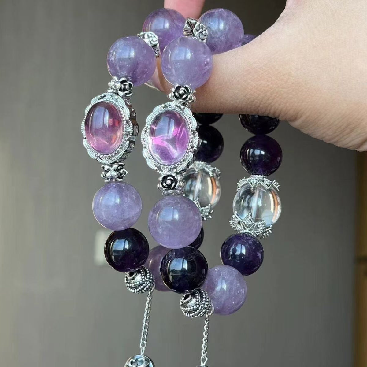 Lavender Amethyst & Clear Quartz Harmony