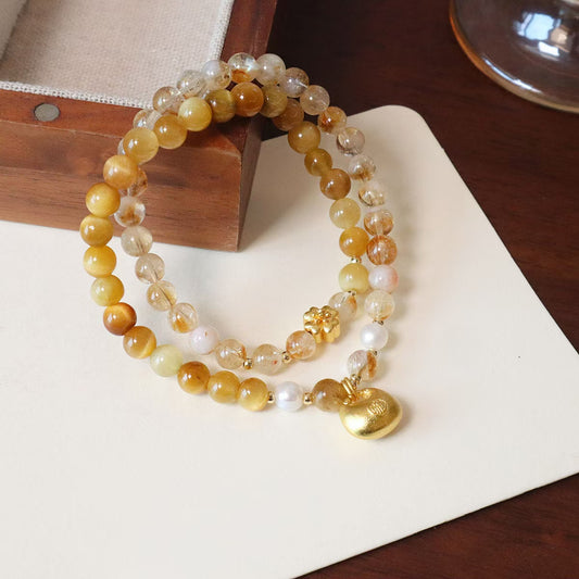 Golden Healer & Tiger’s Eye Double Wrap